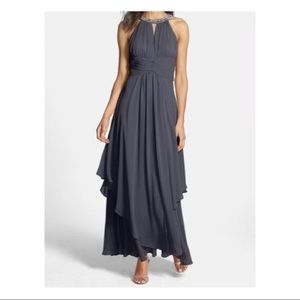 Mother of the Bride/Groom charcoal dress.  Worn once, non-smoking home.